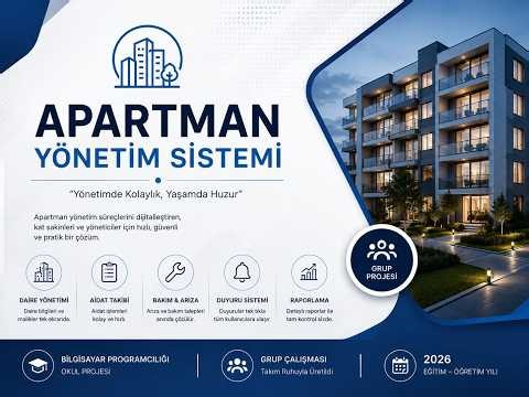 C# ve SQL Server ile Geliştirilmiş Apartman Yönetim Sistemi 🏢💻