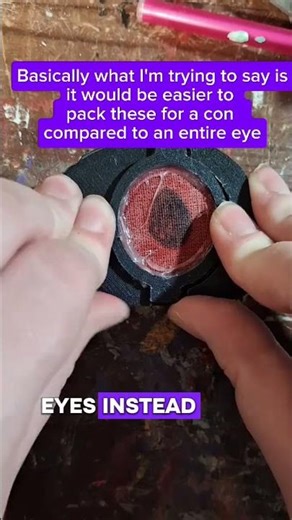 👀Fursuit eyes with removable irises #furry #fursuit