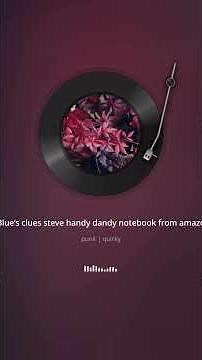 Blue s clues steve handy dandy notebook from amazon