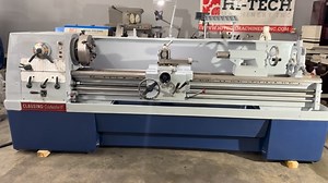 Clausing Colchester 17”x80” Engine Lathe, available for sale & ready for inspection under power at our warehouse in Independence, Missouri. Call or email us for any additional details. | Hi-Tech Machinery Inc