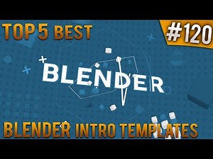TOP 5 BEST Blender 2D intro templates #120 (Free download)