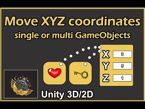 Unity Move Objects with XYZ coordinates (single and multi target)