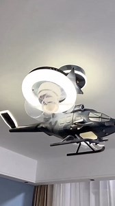 🚁💡Add a playful and unique touch to any room with this Helicopter Ceiling Fan Light. 🛒Check out now: https://cutt.ly/xeBJDsyD ✨More night light ideas: https://cutt.ly/OeBKEyOE #nightlight #LED #homedecor #light #ceiling | Gadgets