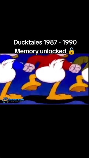 Nostalgia Wizard on Instagram: "Ducktales 1987 - 1990 Memory unlocked 🔓 #ducktales #80s #memories #cartoon #nostalgia #90s #duck #kidstv #childhood"