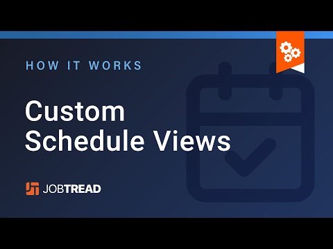 Custom Schedule Views