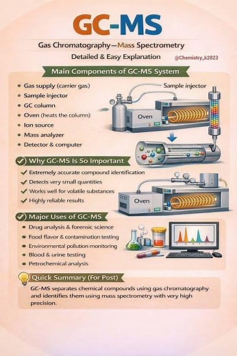 Gas Chromatography–Mass Spectrometry (GC-MS): A Powerful Tool for Chemical Analysis #chemistry #neet