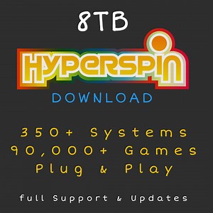 8TB Hyperspin Download - Over 320  Systems & 90,000  Games