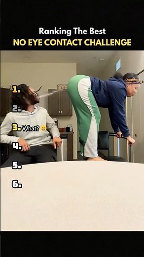 Ranking the BEST No Eye Contact Challenge Moments 😳🔥