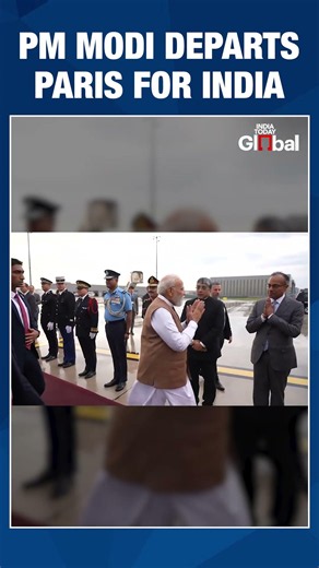 PM Modi Leaves Paris For India After Bilateral Meetings And VivaTech Summit Participation