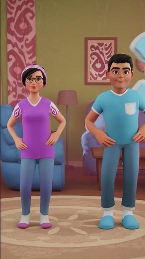 Toda la familia hace ejercicio con Bek y Lola 💪 | ¡A moverse juntos!