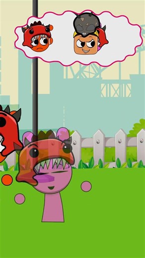 Sad story - Don't leave me Oren Dino or Builderman Cultist ! Pinki Dino cry 😢 #shorts