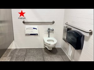 Women’s & Men’s Restroom Tour | American Standard Toilet Flush | Macy’s, Ala Moana Mall, Honolulu HI