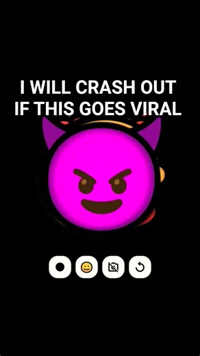 i will literally crash out if this goes viral