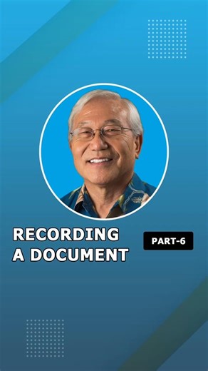 Recording a Document (Part-6)