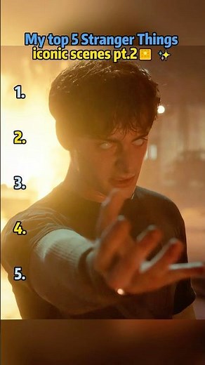 My top 5 Stranger Things iconic scenes pt.2 🧇 ✨ #eleven #strangerthings #fyp