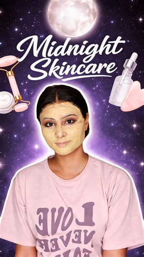 Midnight Skincare Saved My Dull Skin 🌙✨ #transformation #routine
