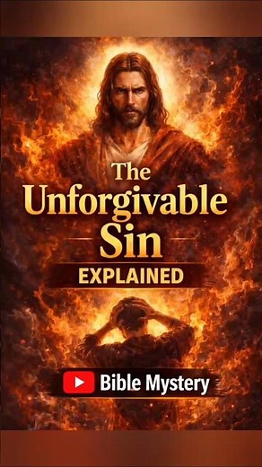 The Unforgivable Sin Explained 👺 | Bible Mystery