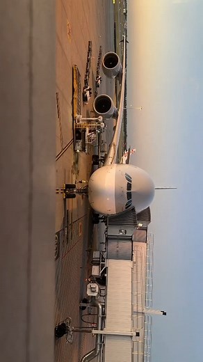Happy World Sleep Day! 😴 Our airport never hits snooze, working around the clock to keep your travels smooth. Thank you @millerl.photography for the beautiful timelapse of Qatar Airways A380 on bay 🔥✈️ #PerthAirport #WorldSleepDay | Perth Airport
