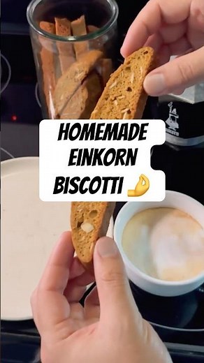 Slow mornings and homemade einkorn biscotti 😏 #shorts #biscotti