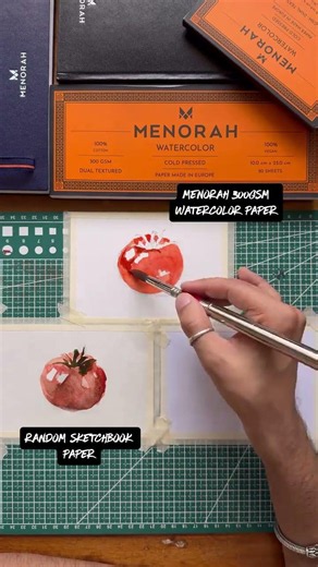 Don’t Buy Watercolor Paper Before Watching This! | Simple Beginner Guide #menorahcreatif #art