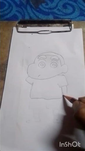 shin Chan drawing