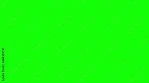 3D pixelated Pointer arrow cursor clicking and double clicking. Technology and Internet icons animation on green screen background. Chroma key.