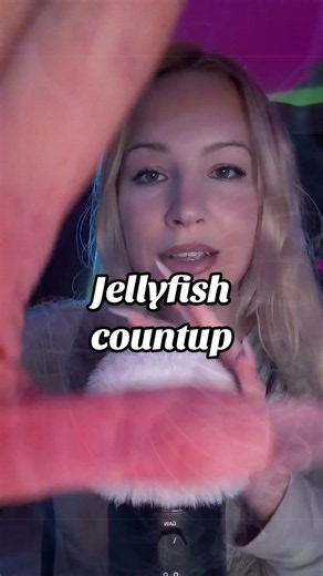 Countdowns are anxiety inducing but countups are nice 😌💤💤 #asmr #asmrvideo #countdown #jellyfish #sleep