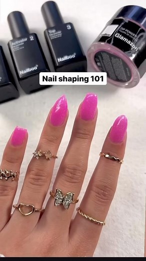 10K views · 344 reactions | Nail shaping 101✨ How to file and shape your dip powder nails @beautybyles using shades:  #Glamazon #diynails #nailtutorial #nailshaping #dippowdernails #dipnails | Nailboo | Facebook