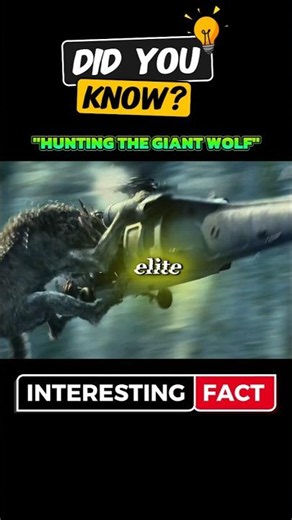 They thought they were hunting a normal wolf... 😳 #shorts