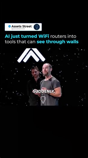 Entrepreneurship | Business | Wealth on Instagram: "AI Can Now See Through Walls Using Your Wi-Fi Router 📡 Tech ethicists Tristan Harris and Aza Raskin reveal how AI can hijack everyday Wi-Fi routers to see human bodies through walls, mapping poses in three-D by analyzing signal disruptions from movement. They describe Carnegie Mellon research where AI, trained on camera-WiFi pairs, learns to reconstruct real-time figures from radio waves alone, detecting joints, torsos, and positions even in d