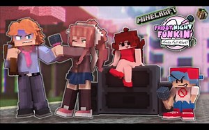 [FNF]V.S. Monika "Dreams of Roses"我的世界动画