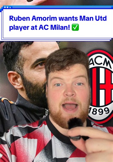 Ruben Amorim Targets Man Utd Player for AC Milan Move
