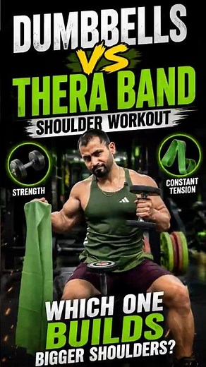 Dumbbells vs Thera Band | Which Is Better for Shoulder Growth?