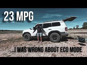 New LAND CRUISER MPG Test...ECO Mode Changed Everything