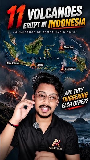 11 Volcanoes Erupting in Indonesia: Is Earth Triggering Something? 🌋