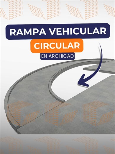 Cómo hacer una rampa vehicular curva 💡 #archicad #graphisoft #arquitectura #arquitecturayurbanismo #arquitectos #proyectosdearquitectura