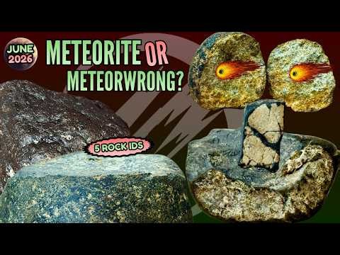 IS IT FROM SPACE? 👽 Meteorite or MeteorWRONG? ☄️ 5 Rock IDs - June 2026
