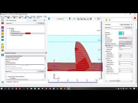 ogee weir FLOW 3D tutorial: part 1