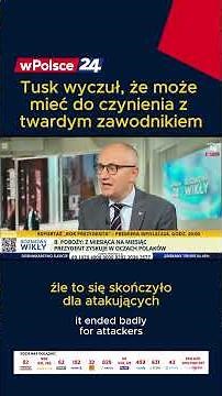 Tusk sensed he might be dealing with a tough opponent