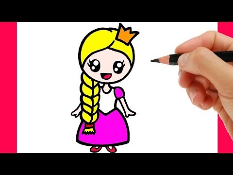 HOW TO DRAW A PRINCESS EASY STEP BY STEP