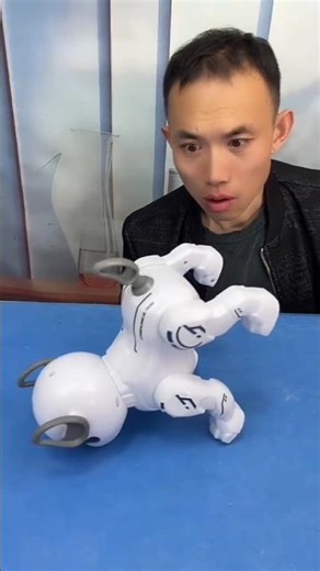 Watch this Smart Robot Dog perform insane tricks! 🤖🐶 #RobotDog #SmartToys #ViralGadgets