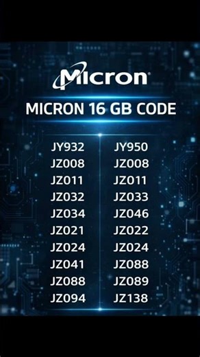 Micron 16GB Emmc Code