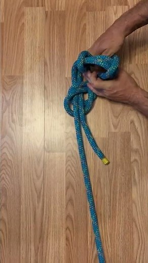 How to tie a Double Loop Figure 8 knot.