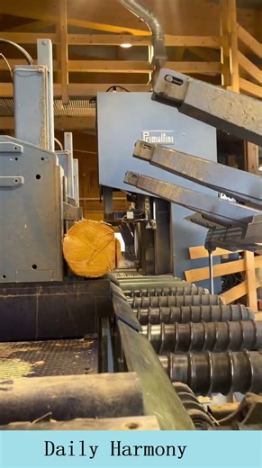 Log Cutting Machine in Action #logcutting #woodworking