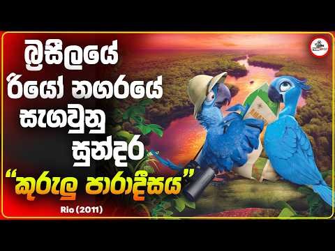 බ්‍රසීලයේ රියෝ නගරයේ සැගවුනු කුරුලු පාරාදීසය | RIO 01 Full Movie Sinhala Explained