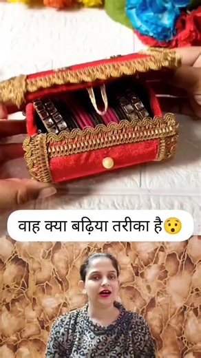Kuljeet Kaur on Instagram: "Wedding DIY Series Bangle Box Making Hack 😯"