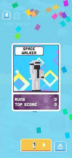Unlocking the Space Walker Secret Character #crossyroad