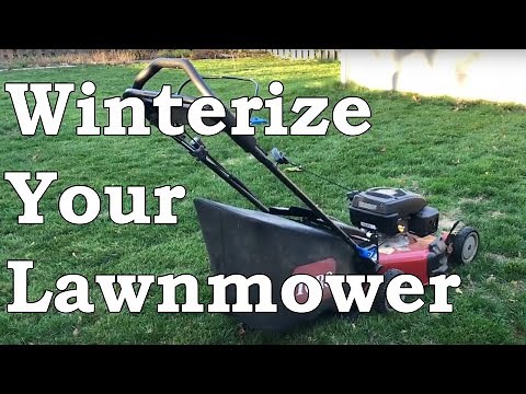 Winterize your mower - Toro Maintenance