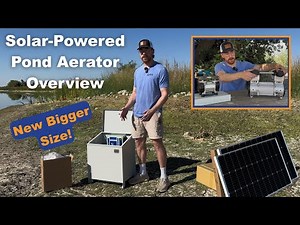 Solar Powered Pond Aeration | RPS AIR1200 First Look and Overview - Biggest Aerator Yet!