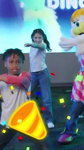 Learn The Dino Hustle 🪩🕺‪@chuckecheese‬ Fun Playhouse | Cartoons and Songs for Kids